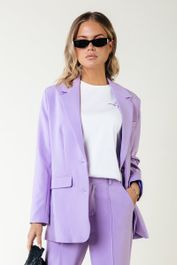 Colourful rebel gemma single breasted blazer- l