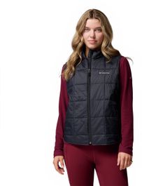Columbia sienna hillâ„¢ quilted vest zwart l vrouw