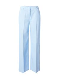 Comma straight regular waist pantalon lichtblauw