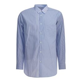 Comme des garçons, heren, overhemden, blauw, maat: m katoen,