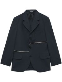 Comme des garçons homme deux blazer met enkele rij knopen - grijs