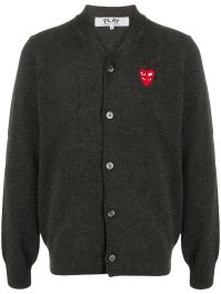 Comme des garçons play button-down vest - grijs