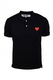Comme des garçons polo zwart