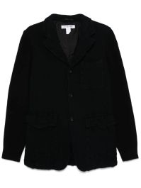 Comme des garçons shirt blazer met enkele rij knopen - blauw