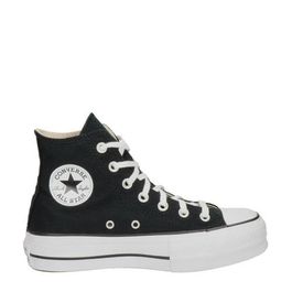 Converse chuck taylor all star platform high top canvas sneakers zwart