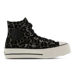 Converse ctas lift platform high sneakers dames - wit - maat 35 - textil, synthetisch