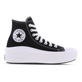 Converse ctas move platform high sneakers dames - zwart - maat 35 - textil