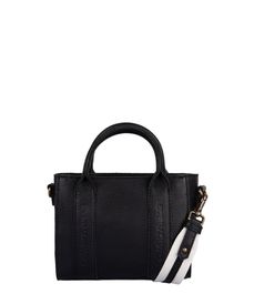 Cowboysbag mini crossbody boston handtas/schoudertas zwart
