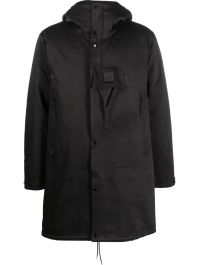 C.p. company gelaagde parka - 999 black