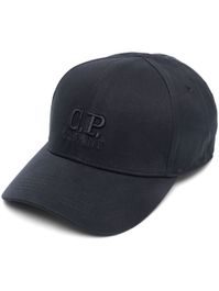 C.p. company honkbalpet met geborduurd logo - blauw