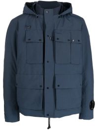 C.p. company jack met capuchon - blauw