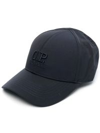 C.p. company pet met geborduurd logo - blauw