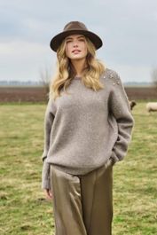 C&s the label gebreide trui brons