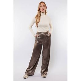 Bronze C&s the label wide leg regular waist pantalon brons