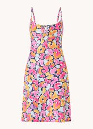 Cyell midi strandjurk met bloemenprint en stretch