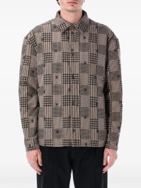 Daily paper geruit overhemd - grijs