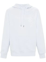 Daily paper hoodie met print - blauw