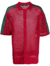 Rode Daily paper opengebreid vest - rood