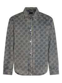 Daily paper overhemd met logoprint - blauw