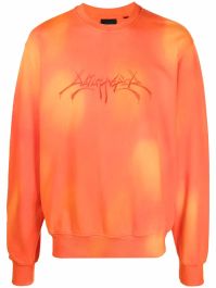 Daily paper trui met logoprint - oranje