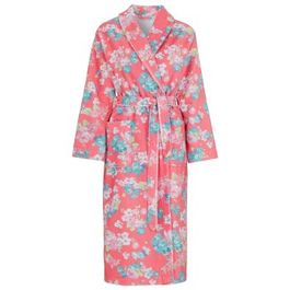 Damella printed terry velour robe