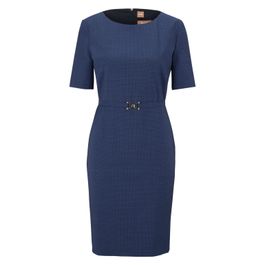 Dames boss daleah dress in blauw