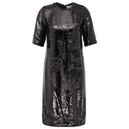 Dames boss dettia jurk in multi kleur