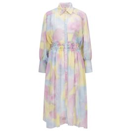 Dames boss dileola dress in multi kleur