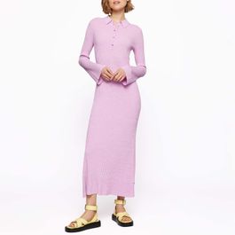 Dames boss floriene gebreide jurk in multi kleur