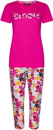 Dames pyjamaset rebelle - full bloom - bio katoen - maat 38