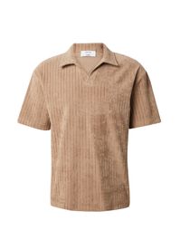Dan fox apparel shirt 'leif'  donkerbeige