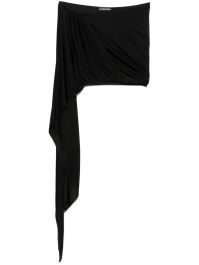 David koma asymmetrische mini-rok - zwart