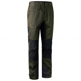 Deerhunter - rogaland stretch trousers with contrast - trekkingbroek maat 52 - regular, olijfgroen/zwart