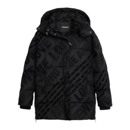 Desigual, dames, jassen, zwart, maat: m poliester,