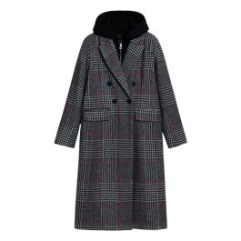 Desigual, dames, mantels, grijs, maat: s wol,