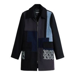 Desigual, dames, mantels, veelkleurig, maat: m wol,