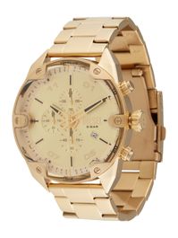 Diesel horloge dz4608 spiked goudkleurig