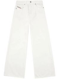 Diesel low waist jeans met wijde pijpen - wit