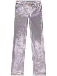 Diesel straight jeans - zilver