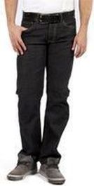 Djx heren jeans 121 stretch regular - blackstone - w33 x l30 - Zwart