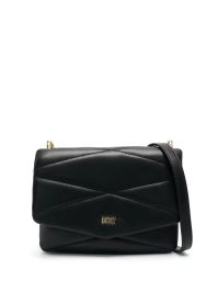 Dkny gewatteerde crossbodytas - zwart