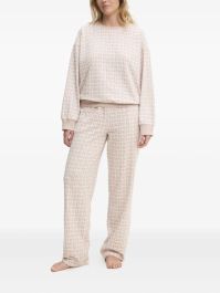 Dkny pyjama met logoprint - beige