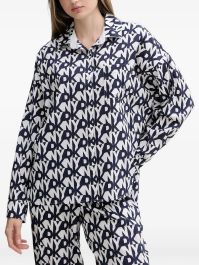 Dkny pyjama met logoprint - blauw