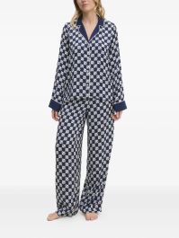 Dkny pyjama met logoprint - blauw
