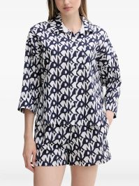 Dkny pyjama met logoprint - wit