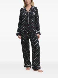 Dkny pyjama met logoprint - zwart