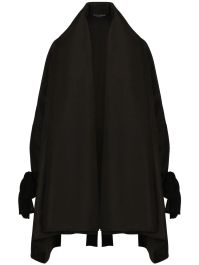 Dolce & gabbana cape met open voorkant - zwart