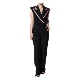Dolce & gabbana, dames, jumpsuits & playsuits, zwart, maat: m wol,