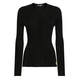 Dolce & gabbana, dames, truien, zwart, maat: m