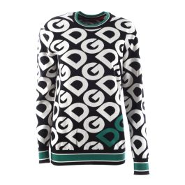 Dolce & gabbana, dames, truien, zwart, maat: s